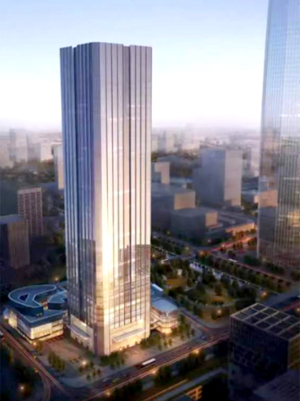 Área central da nova cidade de Ningbo East